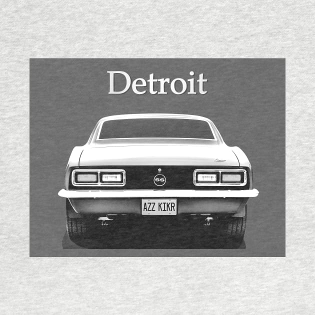 Detroit Muscle BW by Burtney